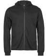 T5706 Tee Jays Athletic Hooded Full Zip Sweat Jacket Black colour image